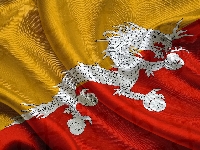Bhutan, Państwo, Flaga