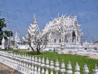 Prowincja Chiang Rai, Biała Świątynia, Wat Rong Khun, Tajlandia