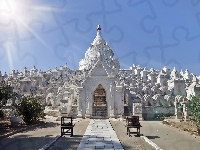 Min Kun, Buddyjska, Mjanma, Świątynia, Pagoda Hsinbyume, Birma