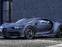 Niebieski, Bugatti Chiron Sport 110