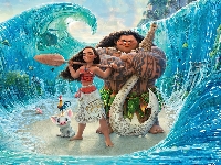 Postacie, Chief Tui, Film Animowany, Vaiana Skarb oceanu, Moana