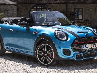 Niebieski, Mini Cabrio Cooper S