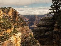 Grand Canyon, Góry, Stany Zjednoczone, Park Narodowy Wielkiego Kanionu, Wielki Kanion Kolorado, Arizona