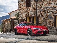 Toyota Supra, Czerwona, Dom