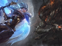 League of Legends, Wygnaniec, Pokutnik, Riven, Gra, Postacie, Yasuo