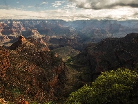Góry, Wielki Kanion Kolorado, Stany Zjednoczone, Park Narodowy Wielkiego Kanionu, Grand Canyon, Arizona