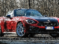 Czerwono-czarny, Abarth 124 Spider