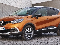 Bok, Jasnobrązowy, Renault Captur, Przód