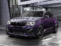 BMW X6 F16, Fioletowe, Lumma CLR X6 R