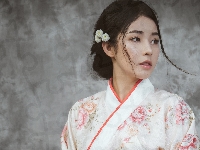 Kobieta, Azjatka, Kimono