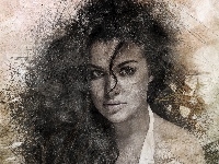 Brunetka, Kobieta, Grafika