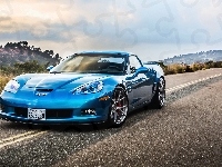 Droga, Chevrolet, Corvette, Góry
