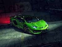 Zielone, Lamborghini Aventador SVJ