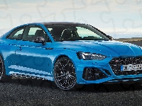 Audi RS 5, Niebieskie, Coupe