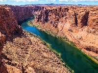 Skały, Park Narodowy Wielkiego Kanionu, Stany Zjednoczone, Rzeka Kolorado, Kanion, Arizona