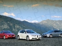 Alfa Romeo 159, Alfa Romeo 147, Alfa Romeo 166