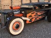 1929, Zabytkowy, Ford, Hot Rod