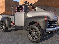 1951, Chevrolet Pickup 4x4, Zabytkowy
