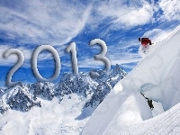 2013, Zima, Nowy, Rok, Góry