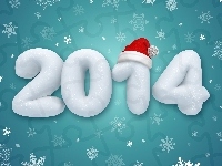 2014, Nowy, Rok, Czapka
