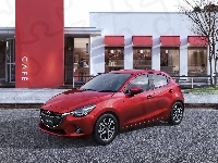 2015, Mazda 2, Model, Restauracja