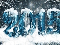 Śnieg, Nowy Rok, 2015, Sople