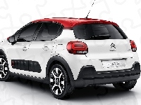 2016, Citroen C3, Tył