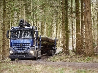 2016, Ciężarówka, Mercedes-Benz Arocs 2658 L 6×4, Las