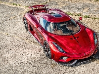 Regera, Czerwony, Koenigsegg, 2016