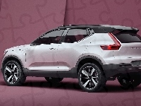 2016, Volvo XC40, Ściana