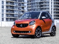 Budynek, 2017, Smart Fortwo Cabrio
