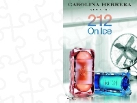 ice, 212, flakon, Carolina Herrera, on, perfumy