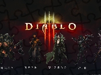 Wizard, Monk, Diablo 3