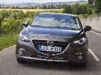 Zieleń, Droga, Mazda 3