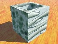 Wektorowa, 3D, pudełko