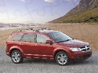 4x4, Dodge Journey, Napęd, Plaża