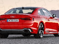 2017, Audi RS 5 II Coupé, Czerwone