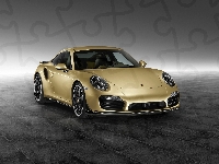 2014, 991, Porsche 911 Turbo Lime Gold