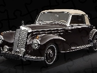 Cabriolet A, Zabytkowy, Mercedes-Benz 220, W187, 1953