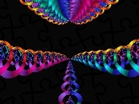 Abstrakcja, Tęczowe, Spirale, Grafika