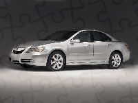 Acura RL, Srebrna, Sedan