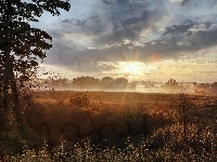 Łąka, Chmury