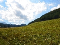 Góry, Łąka, Niebo