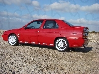 Alfa Romeo 155, Lewy, Bok, Sedan