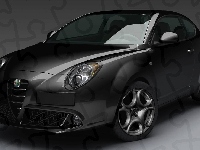 Alfa Romeo MiTo, Czarna, Hatchback