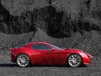 Alfa Romeo 8C, Lewy Profil