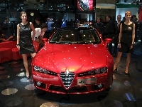 Alfa Romeo Brera, Prezentacja, Modelki