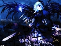 angel, Rozen Maiden, dark, kobieta