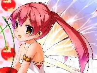 Dziewczyna, Anime, Wiśnie