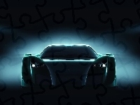 Światła, Przód, Gumpert Apollo, Cień